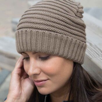 Braided Fleece Lined Hat