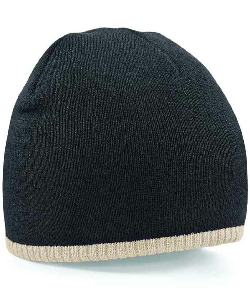 Two Tone Pull-On Beanie