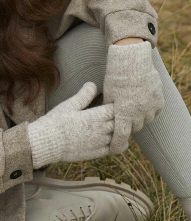 Cosy Ribbed Cuff Gloves - Image 2