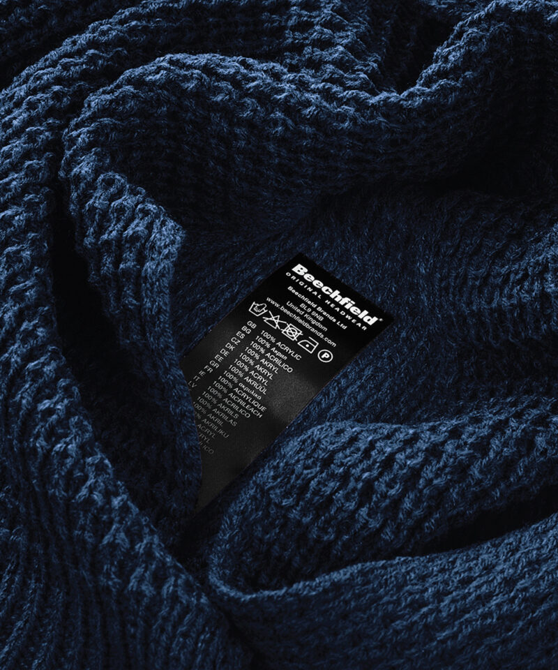 Classic Waffle Knit Scarf - Image 3