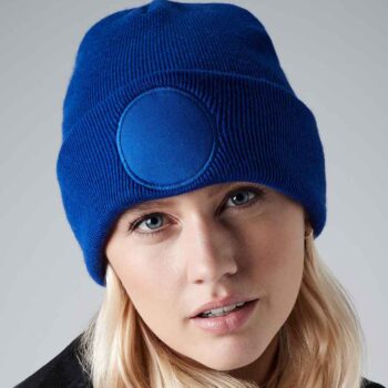 Circular Patch Beanie